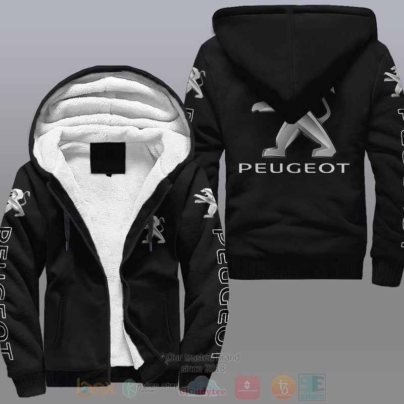 Peugeot Car Fleece Hoodie