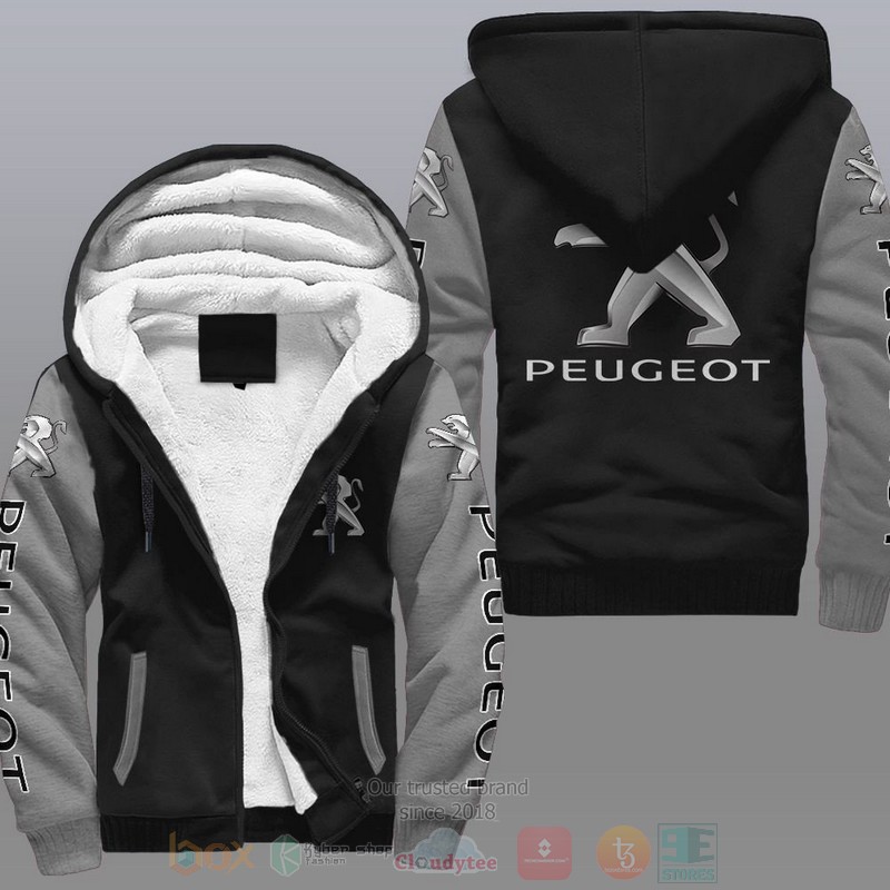 NEW Peugeot Car Fleece Jacket 2 Peugeot Car Fleece Hoodie 1