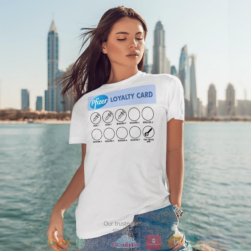 Pfizer Loyalty Card shirt long sleeve