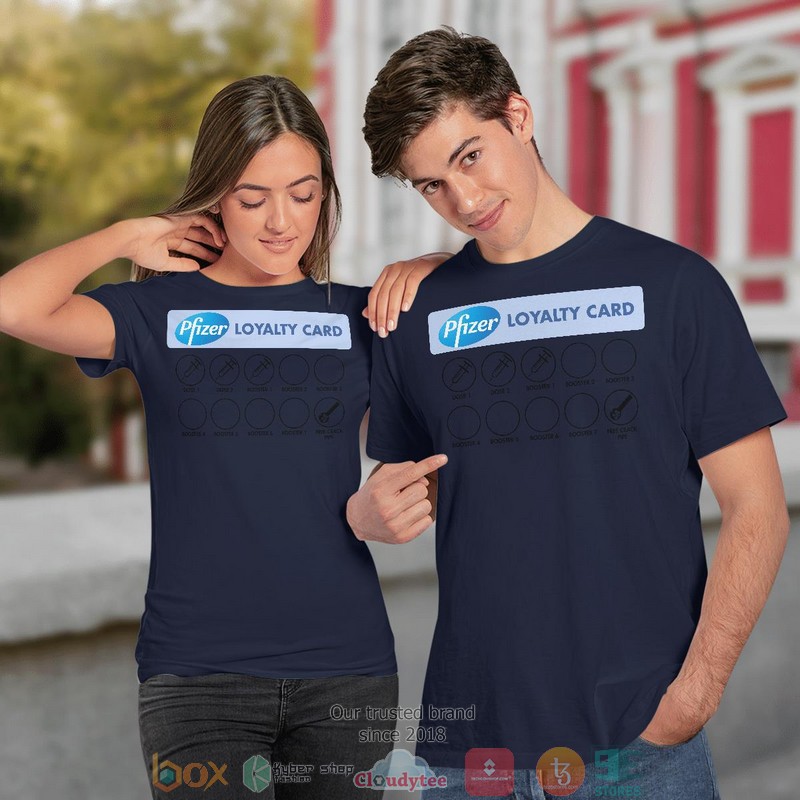 Pfizer Loyalty Card shirt long sleeve 1