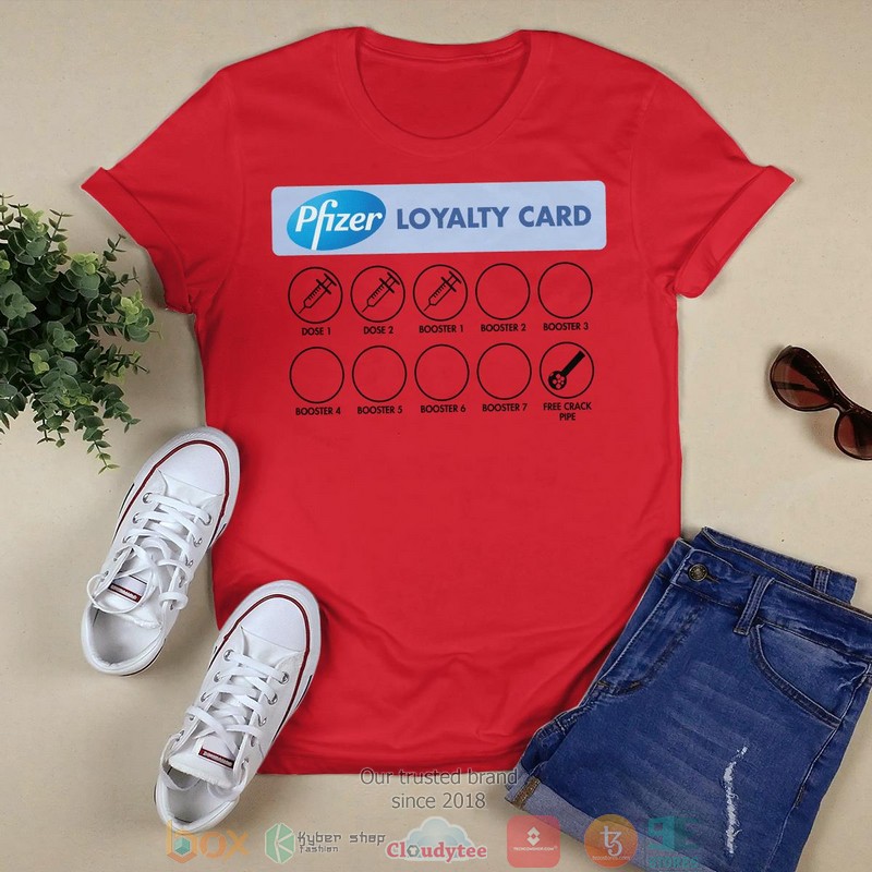 Pfizer Loyalty Card shirt, long sleeve 3 Pfizer Loyalty Card shirt long sleeve 1 2