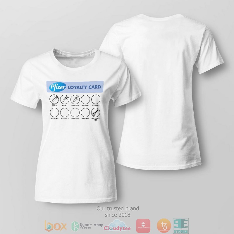 Pfizer Loyalty Card shirt, long sleeve 5 Pfizer Loyalty Card shirt long sleeve 1 2 3 4