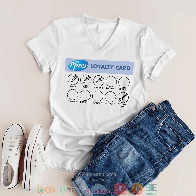Pfizer Loyalty Card shirt, long sleeve 7 Pfizer Loyalty Card shirt long sleeve 1 2 3 4 5 6