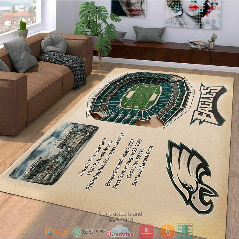 Philadelphia Eagles Stadium Rug