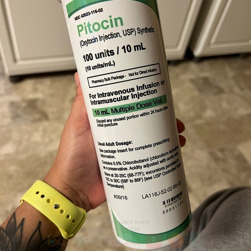 Pitocin White Skinny Tumbler