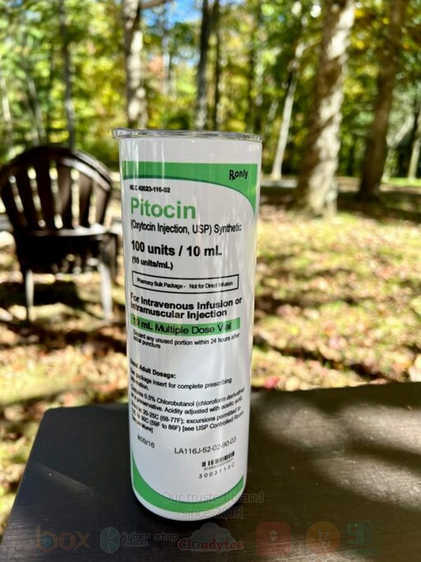 BEST Pitocin White Stainless Steel Skinny Tumbler 4 Pitocin White Skinny Tumbler 1 2 3