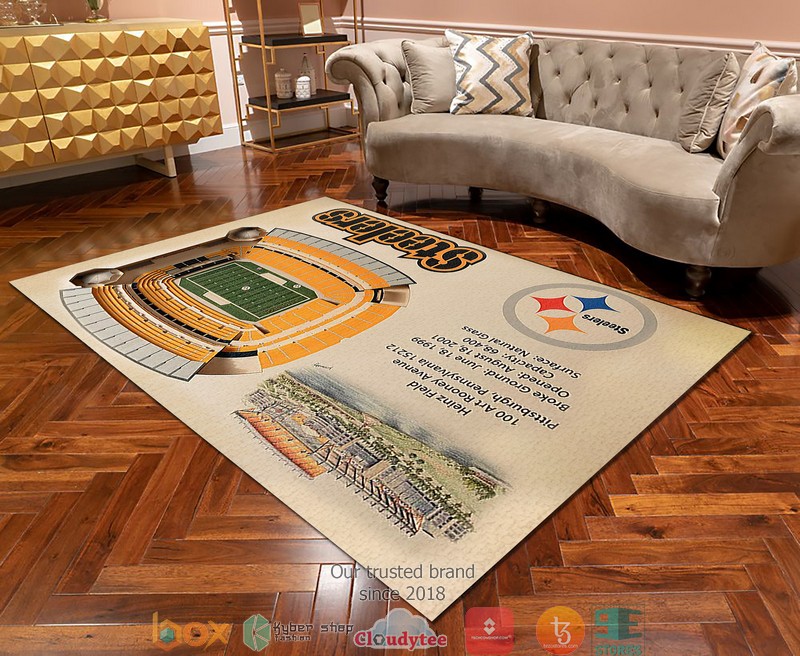 Pittsburgh Steelers Stadium Rug 2 Pittsburgh Steelers Stadium Rug 1