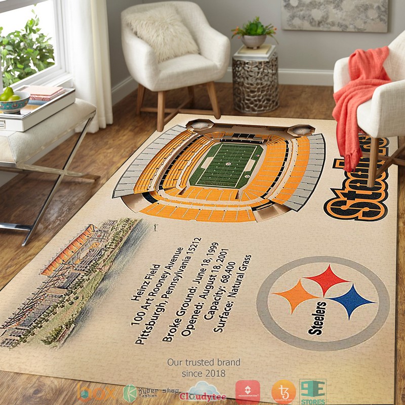 Pittsburgh Steelers Stadium Rug 3 Pittsburgh Steelers Stadium Rug 1 2