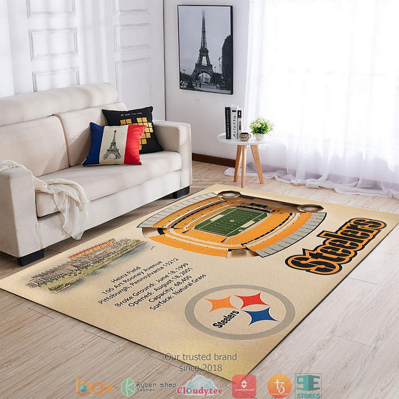 Pittsburgh Steelers Stadium Rug 5 Pittsburgh Steelers Stadium Rug 1 2 3 4