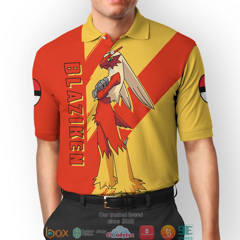 Pokemon Blaziken Polo Shirt