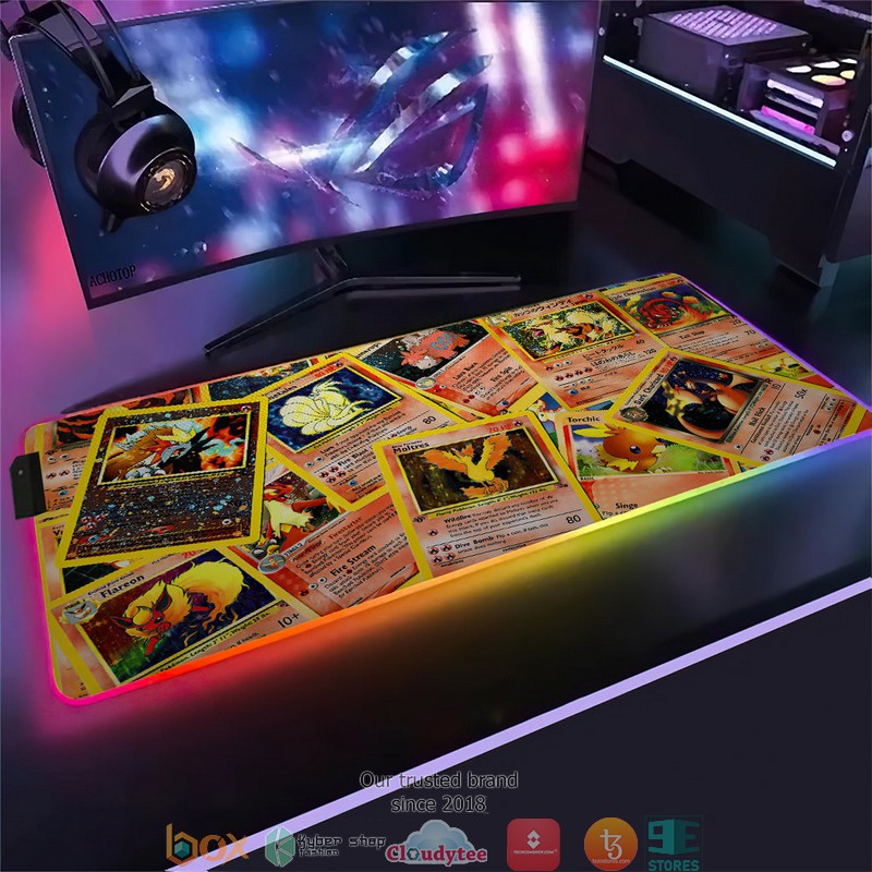 Pokemon Cards 2 Led Mousepad