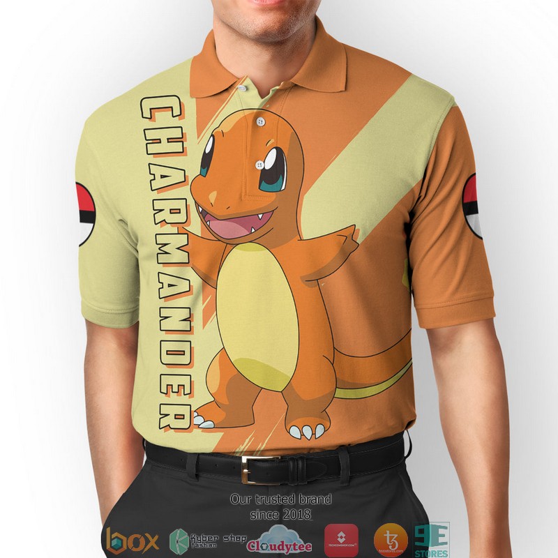 Pokemon Charmander Polo Shirt