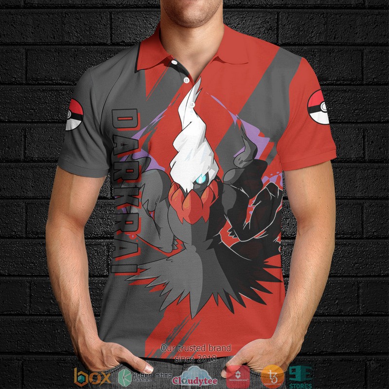Pokemon Darkrai Polo Shirt 4 Pokemon Darkrai Polo Shirt 1 2 3