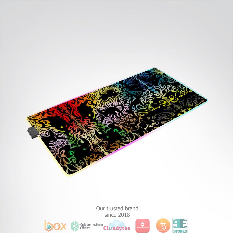 Pokemon Eevee Evolution Led Mousepad 3 Pokemon Eevee Evolution Led Mousepad 1 2