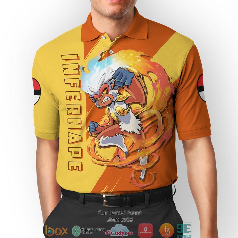 Pokemon Infernape Polo Shirt