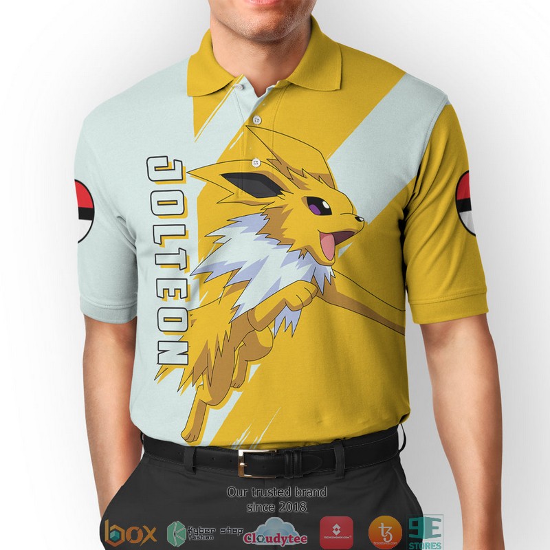 Pokemon Jolteon Polo Shirt 9 Pokemon Jolteon Polo Shirt