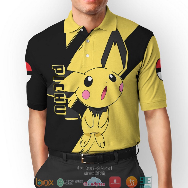 Pokemon Pichu Polo Shirt 9 Pokemon Pichu Polo Shirt