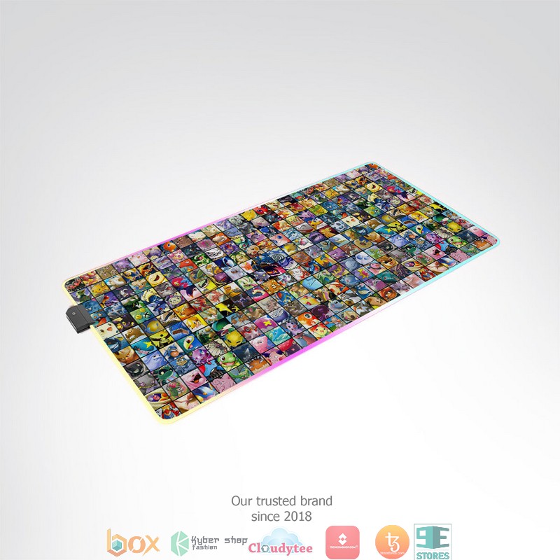 Pokemon Pokes Led Mousepad 1