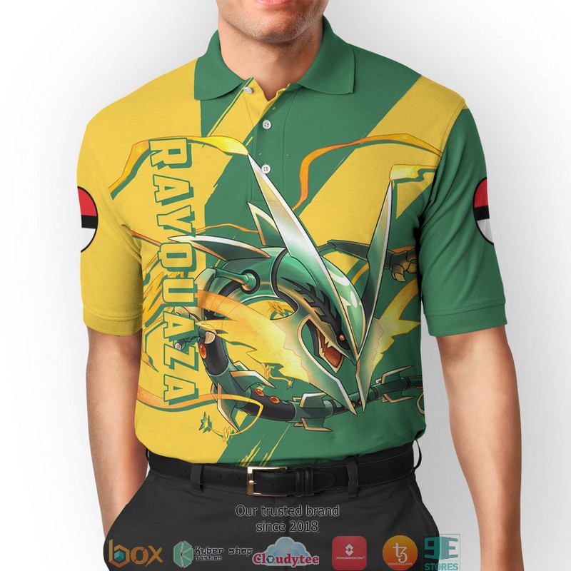 Pokemon Rayquaza Polo Shirt