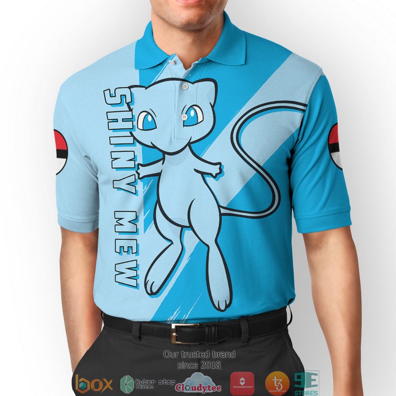 Pokemon Shiny Mew Polo Shirt