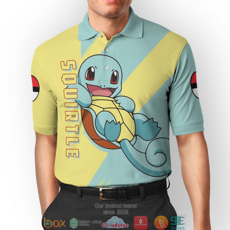Pokemon Squirtle Polo Shirt