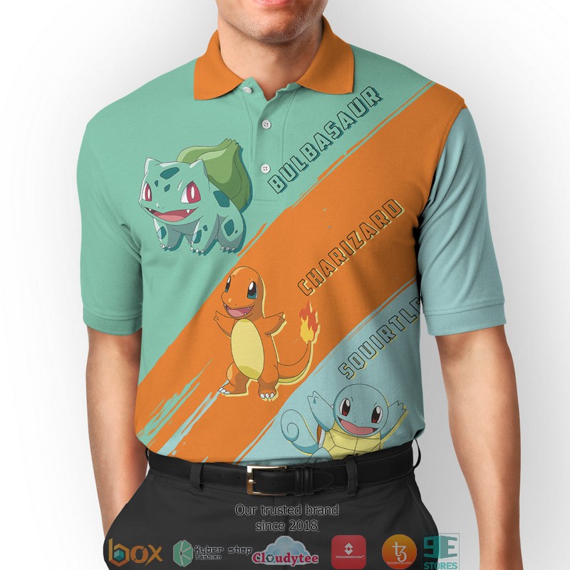 Pokemon Starter Polo Shirt 1 Pokemon Starter Polo Shirt