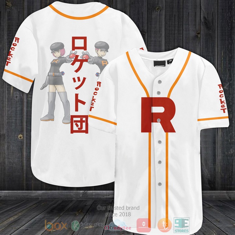 Pokemon Team Rocket Baseball Jersey