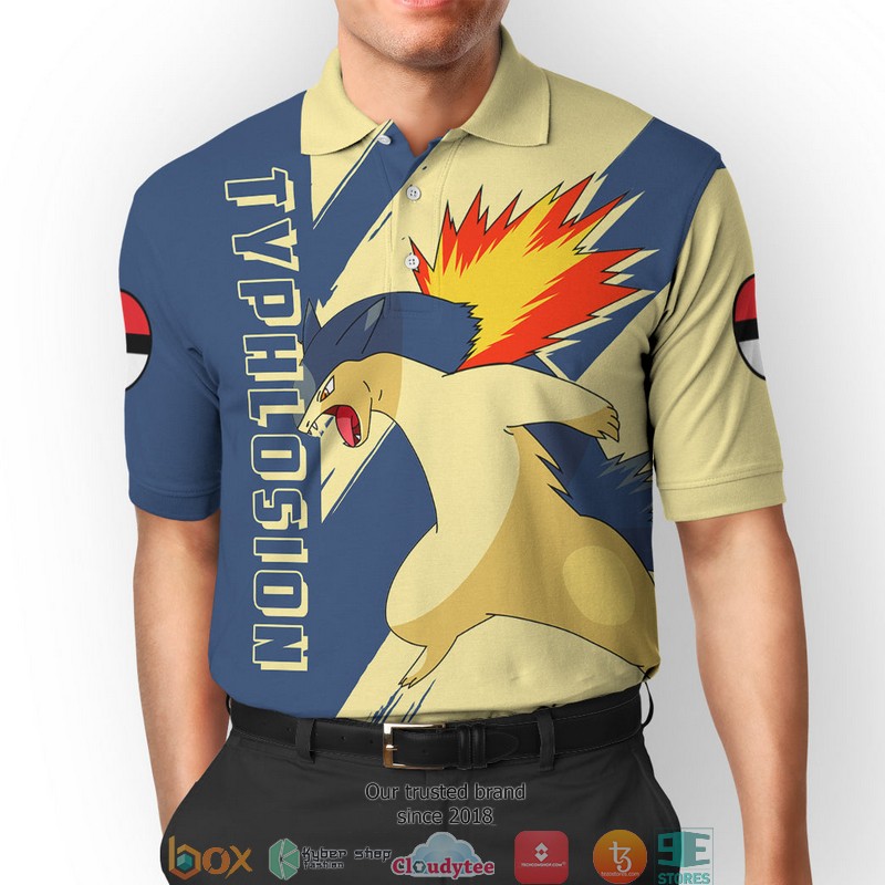 Pokemon Typhlosion Polo Shirt