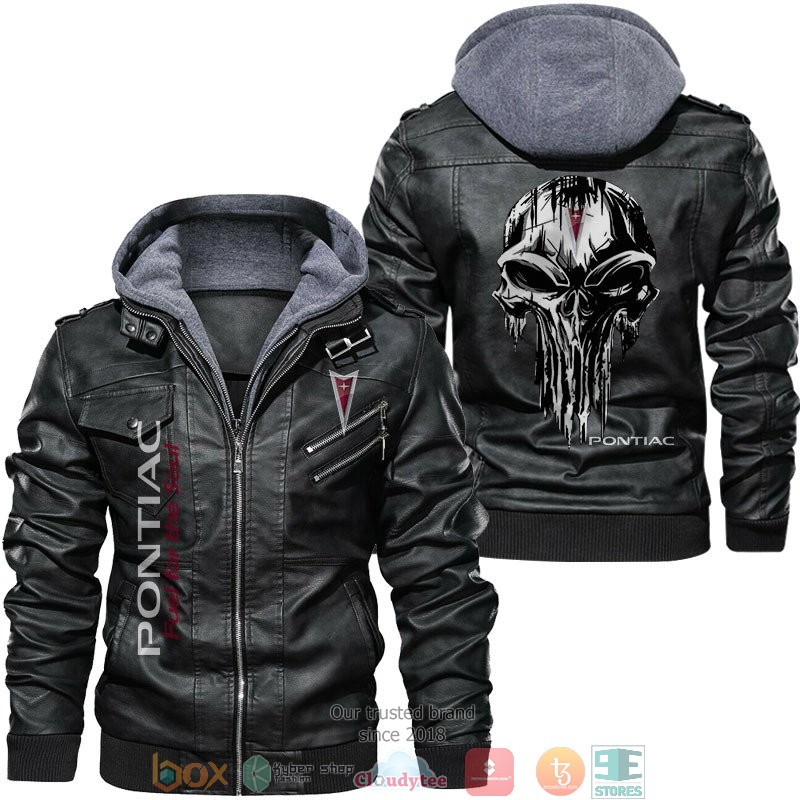 Pontiac Punisher Skull Leather Jacket