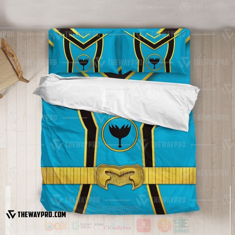 Power Rangers Mystic Force Blue Ranger Custom Bedding Set 1