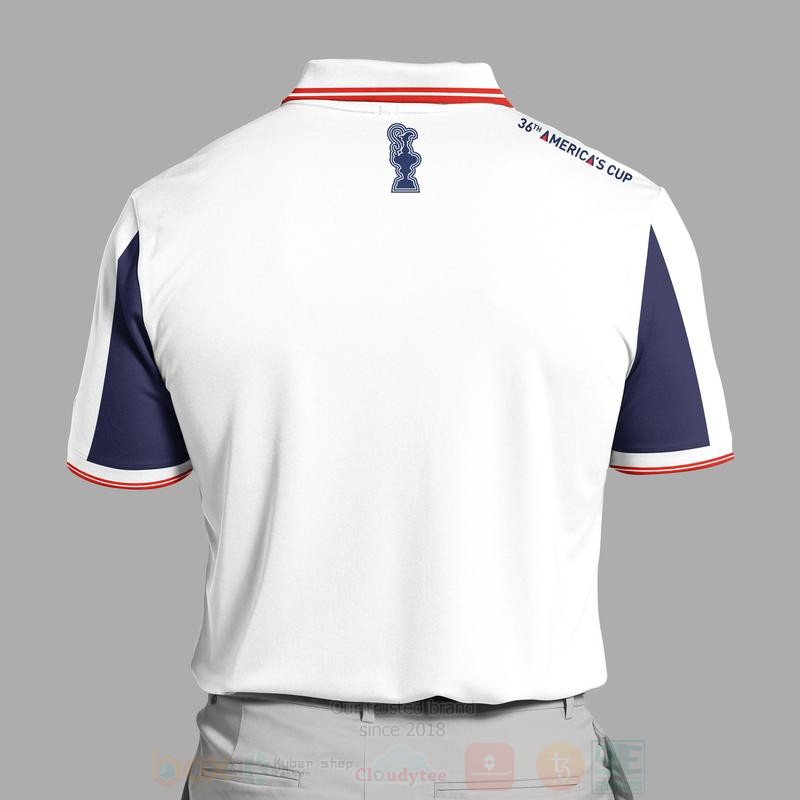 BEST Prada White All Over Print 3D Polo Shirt 2 Prada White Polo Shirt 1
