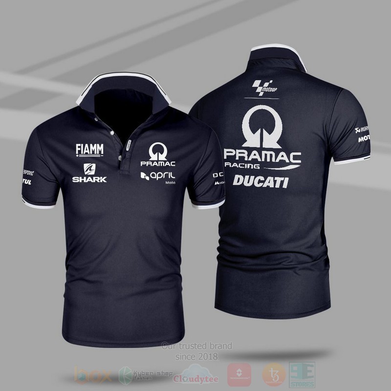BEST Pramac Racing Motogp Team Premium All Over Print Polo Shirt 5 Pramac Racing Motogp Team Premium Polo Shirt 1 2 3 4