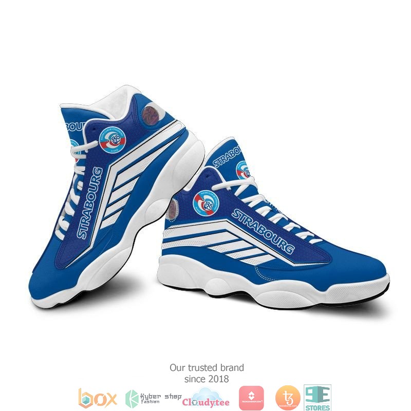 RC Strasbourg Alsace Air Jordan 13 Sneaker Shoes 4 RC Strasbourg Alsace Air Jordan 13 Sneaker Shoes 1 2 3