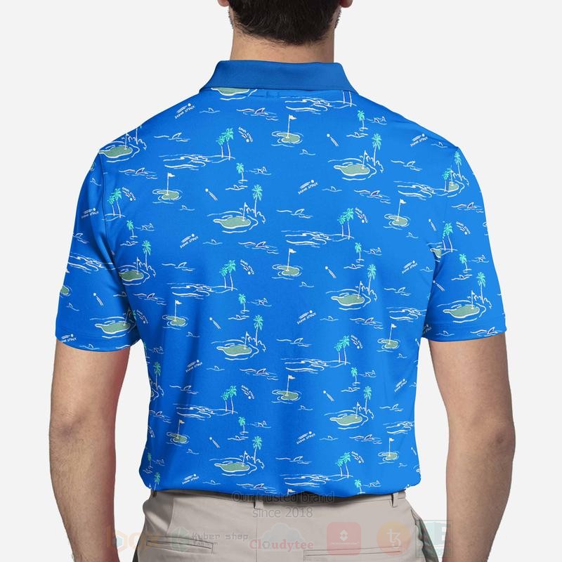 BEST RLX Ralph Lauren Blue All Over Print 3D Polo Shirt 2 RLX Ralph Lauren Blue Polo Shirt 1