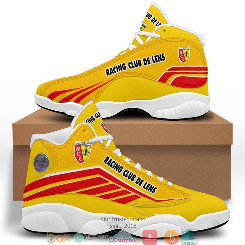 Racing Club de Lens Air Jordan 13 Sneaker Shoes 3 Racing Club de Lens Air Jordan 13 Sneaker Shoes 1 2