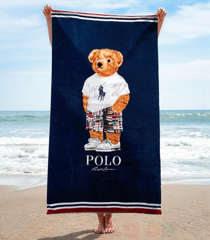 RalpH Lauren Bear Polo Microfiber Beach Towel 1