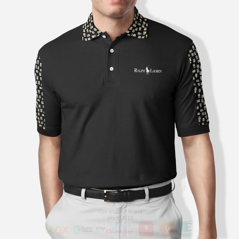 Ralph Lauren Caro Black Polo Shirt