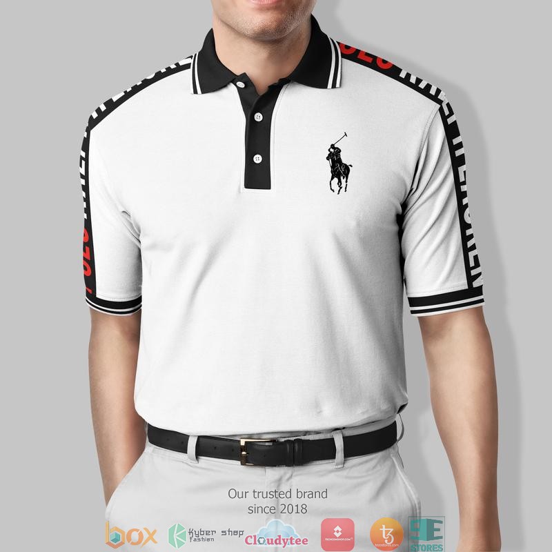 Ralph Lauren white black Polo Shirt