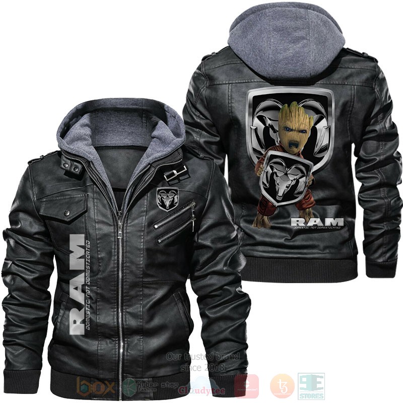 Ram Dodge Baby Groot Leather Jacket