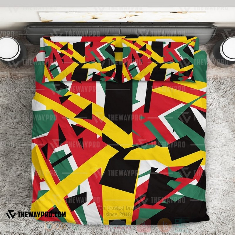 Rasta Frankenstrat Strings Custom Bedding Set