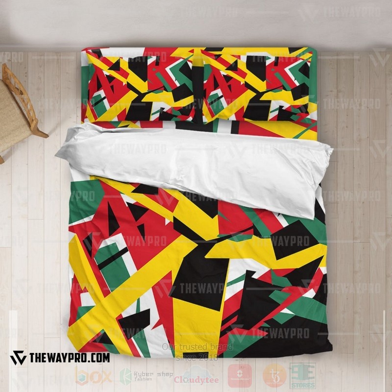 Rasta Frankenstrat Strings Custom Bedding Set 1