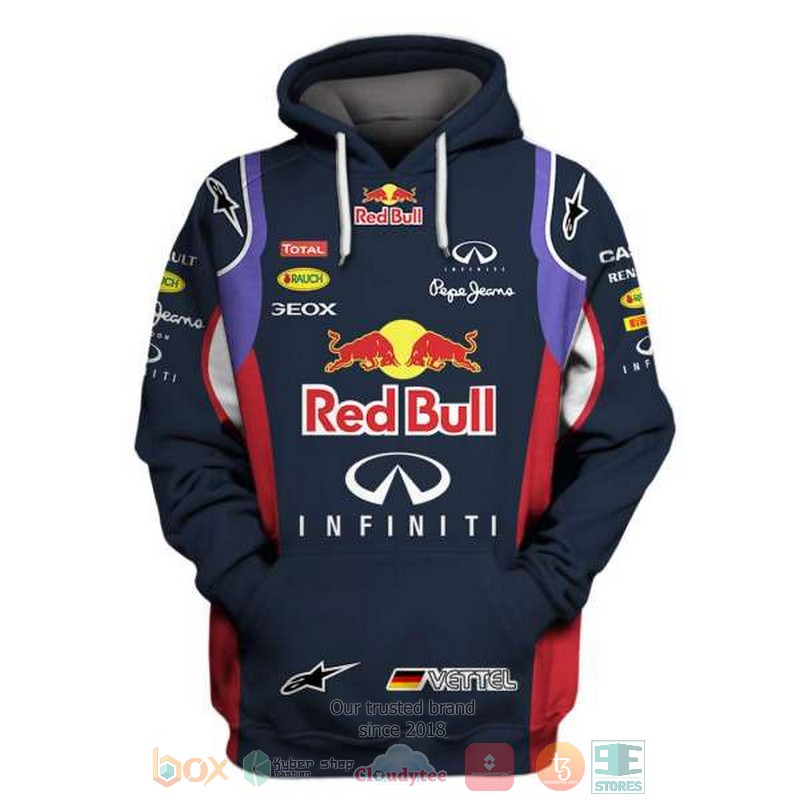 NEW Red Bull Infiniti 3EOX dark blue 3D shirt, hoodie 2 Red Bull Infiniti 3EOX dark blue 3D shirt hoodie 1