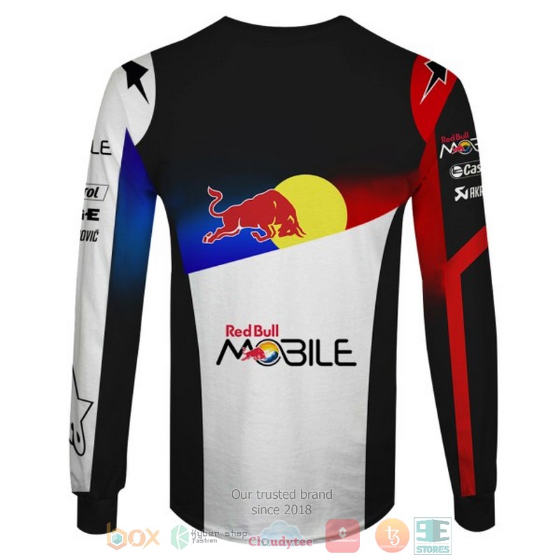 Red Bull Mobile Audi Bosch black white 3D shirt hoodie 1 2 3 4