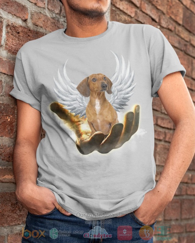 HOT Red Dachshund Golden Hand Heaven Wings 2D shirt, hoodie 4 Red Dachshund Golden Hand Heaven Wings 2D shirt hoodie 1 2 3