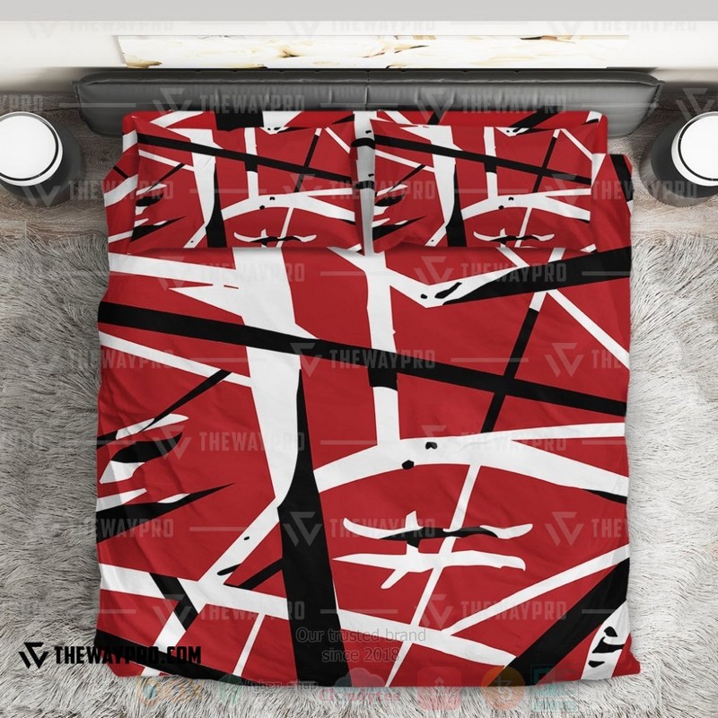 Red Frankenstrat Strings Custom Bedding Set