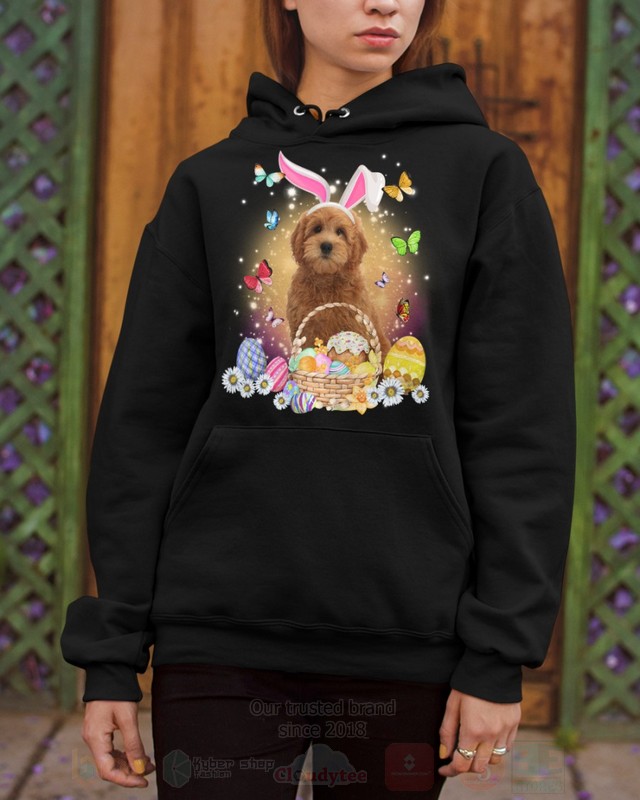 Red Goldendoodle Easter Bunny Butterfly 2D Hoodie Shirt 1 2 3 4 5 6 7 8 9 10 11 12 13 14 15 16 17