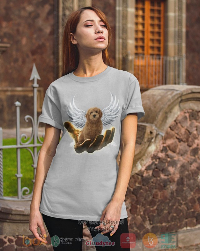 HOT Red Goldendoodle Golden Hand Heaven Wings 2D shirt, hoodie 3 Red Goldendoodle Golden Hand Heaven Wings 2D shirt hoodie 1 2
