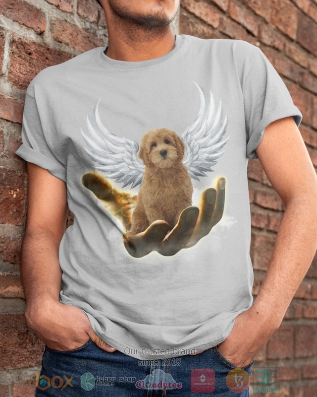HOT Red Goldendoodle Golden Hand Heaven Wings 2D shirt, hoodie 4 Red Goldendoodle Golden Hand Heaven Wings 2D shirt hoodie 1 2 3