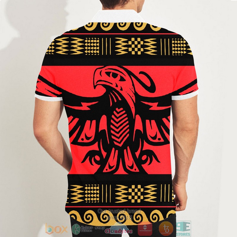 Red Phoenix Native American Polo Shirt 3 Red Phoenix Native American Polo Shirt 1 2