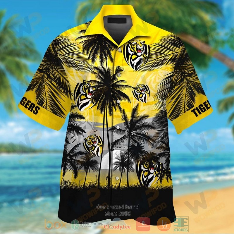 Richmond Tigers Hawaiian Shirt and shorts